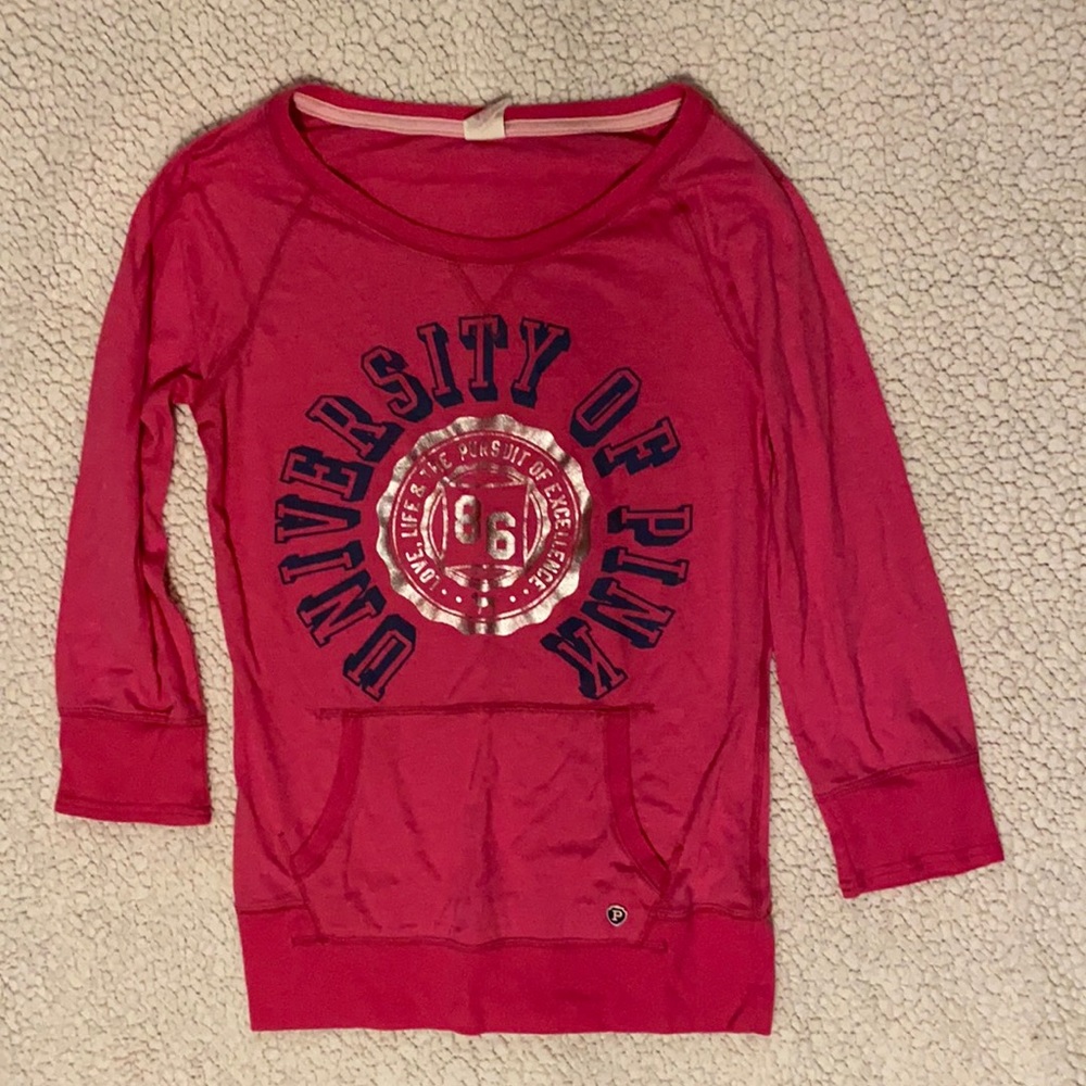 ⭐️3/$5⭐️PINK 3/4 Sleeve shirt